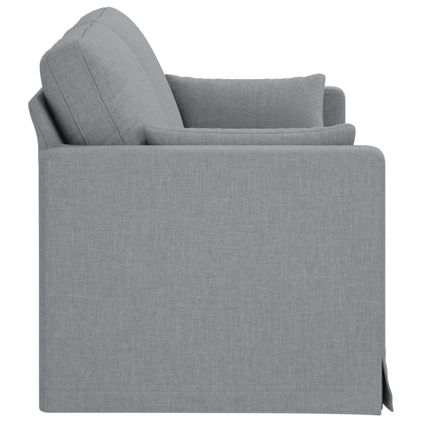 vidaXL Sofa Jasnoszary 158 x 78 x 80 cm tkanina