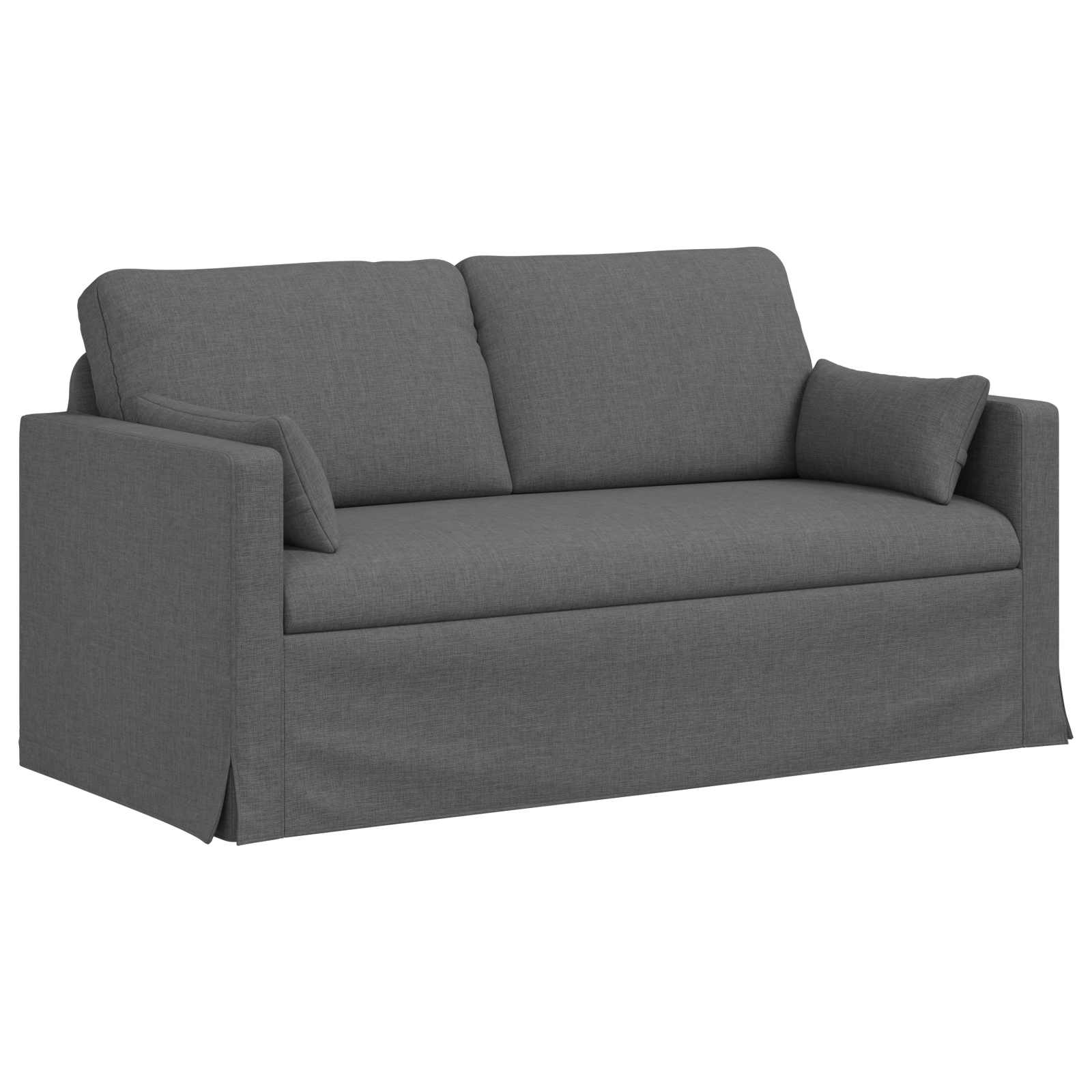 vidaXL Sofa Ciemnoszary 158 x 78 x 80 cm tkanina