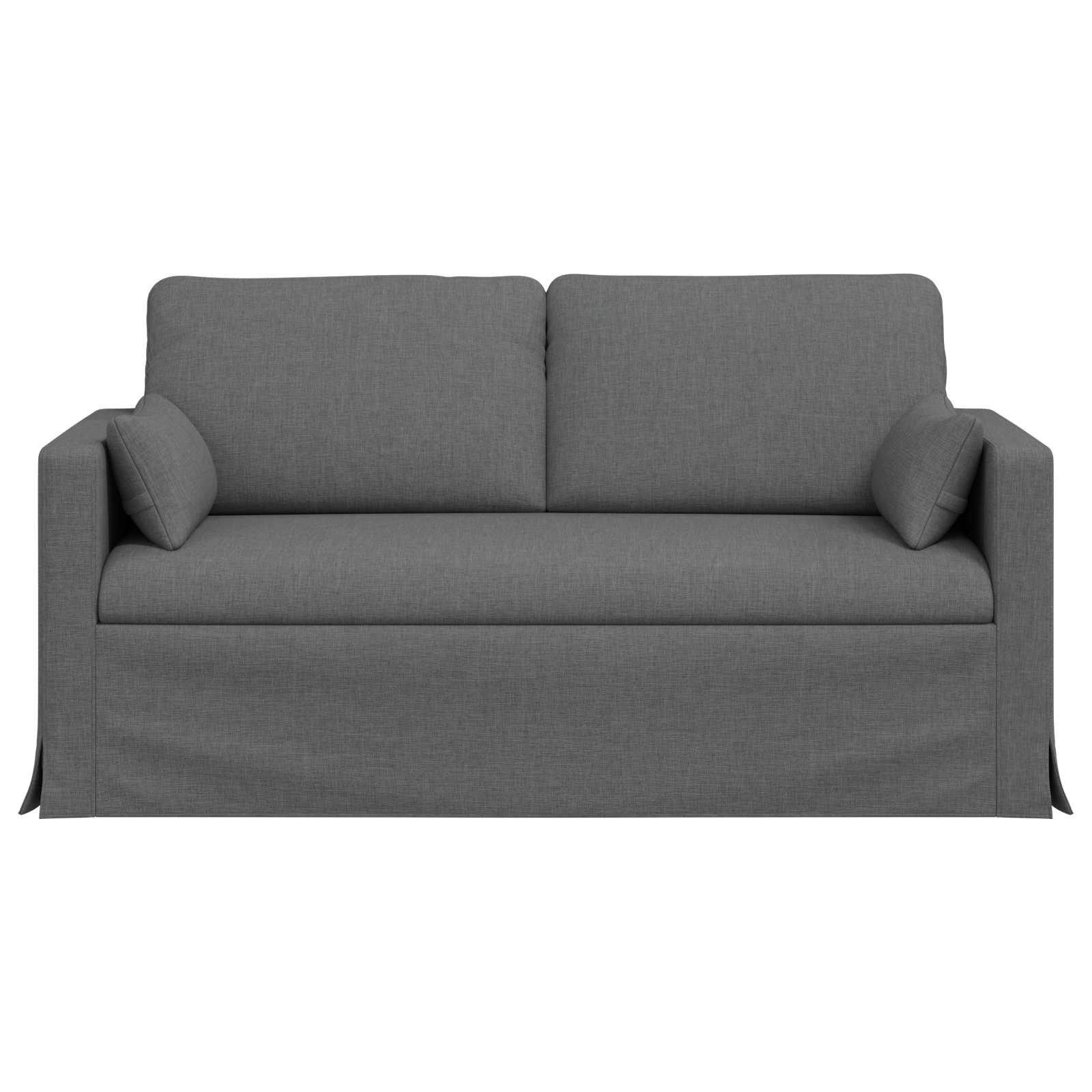 vidaXL Sofa Ciemnoszary 158 x 78 x 80 cm tkanina