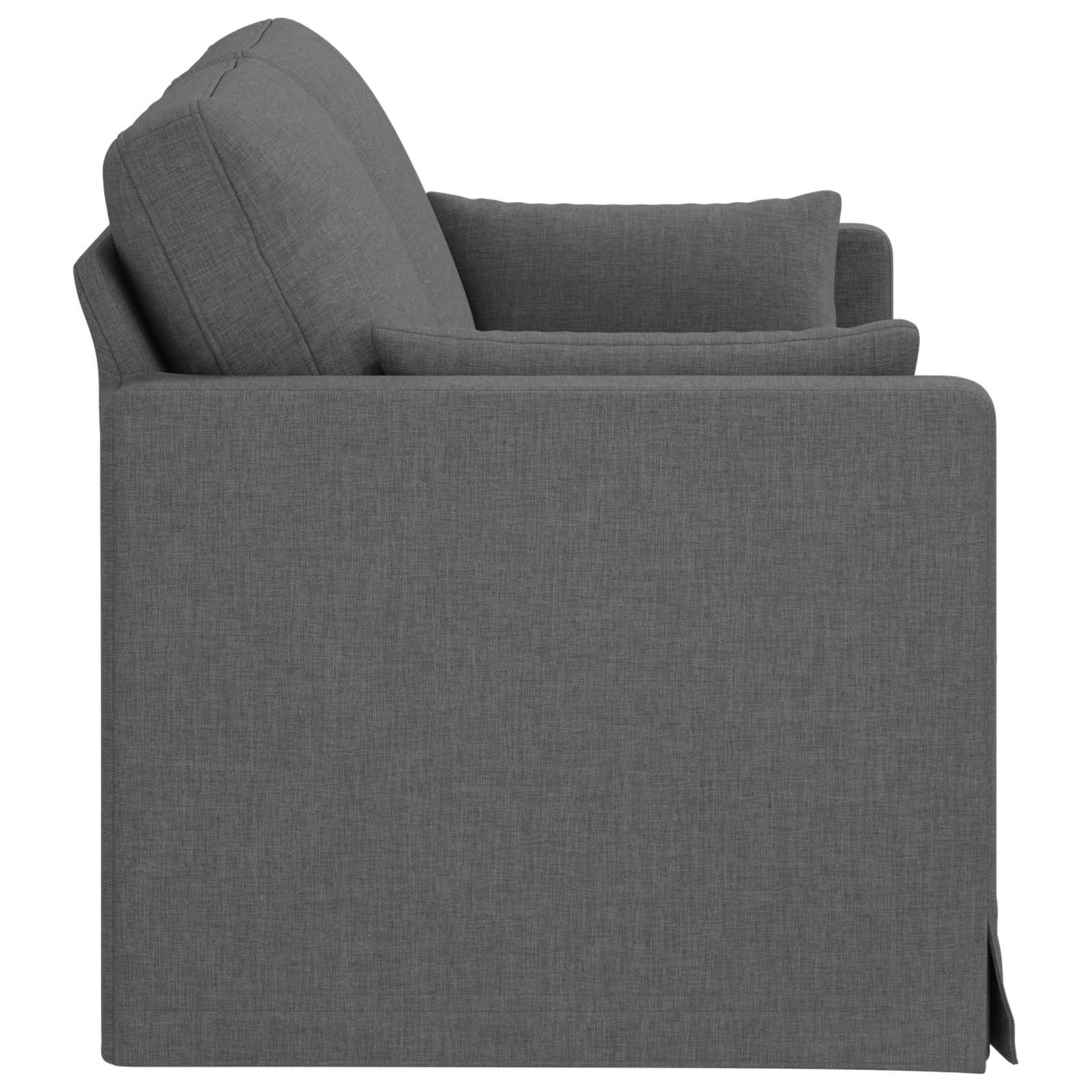 vidaXL Sofa Ciemnoszary 158 x 78 x 80 cm tkanina