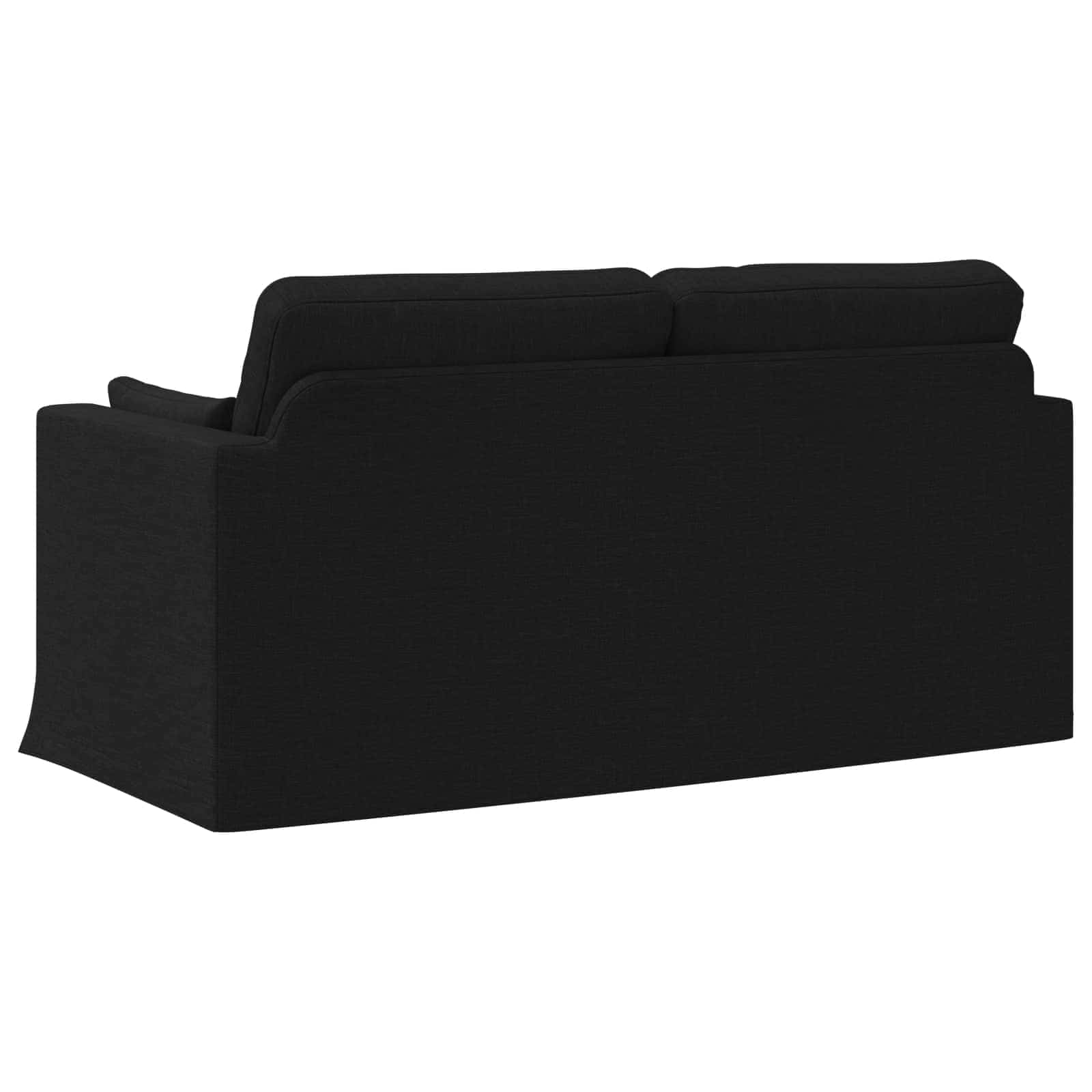 vidaXL Sofa Czarny 158 x 78 x 80 cm tkanina