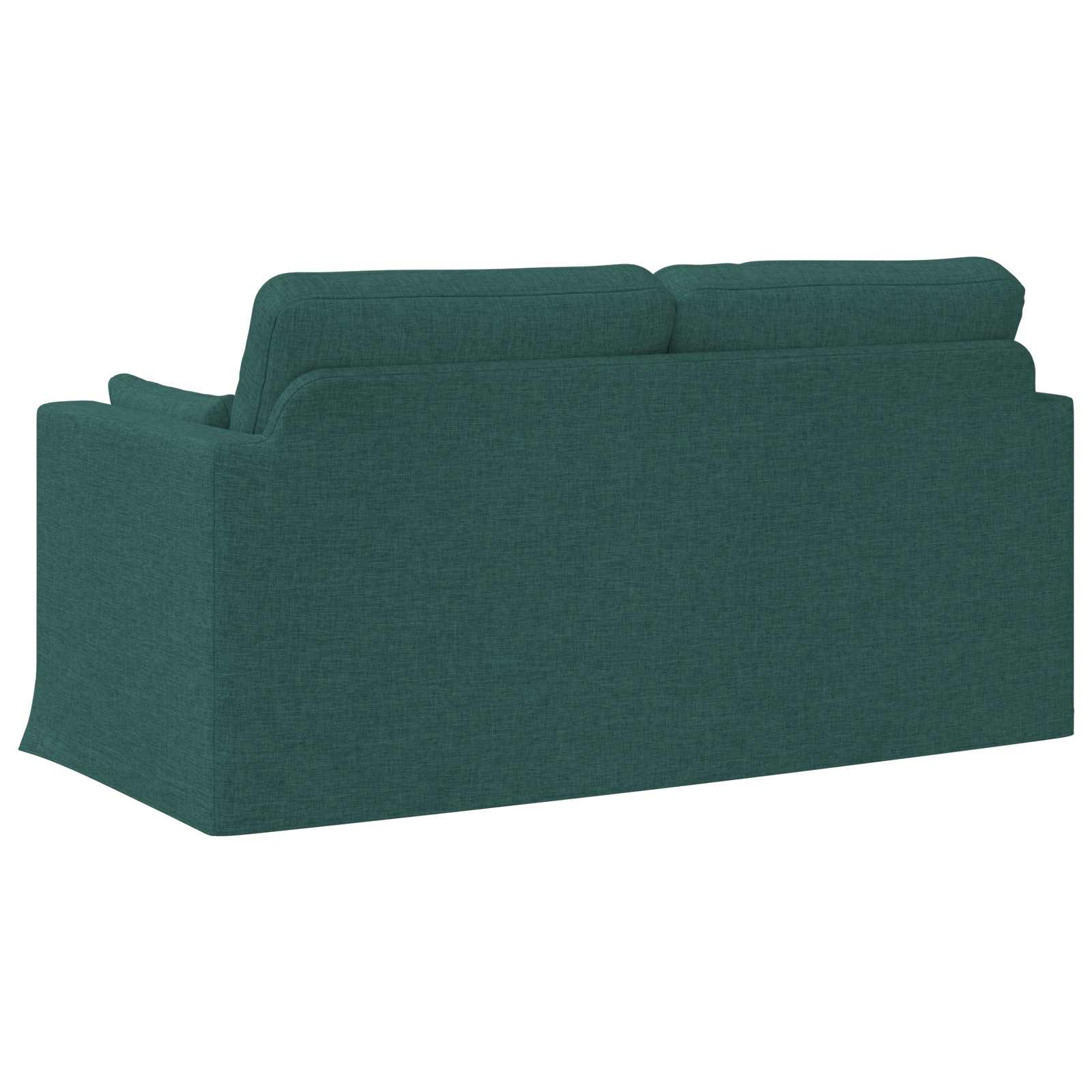 vidaXL Sofa Ciemna zieleń 158 x 78 x 80 cm tkanina