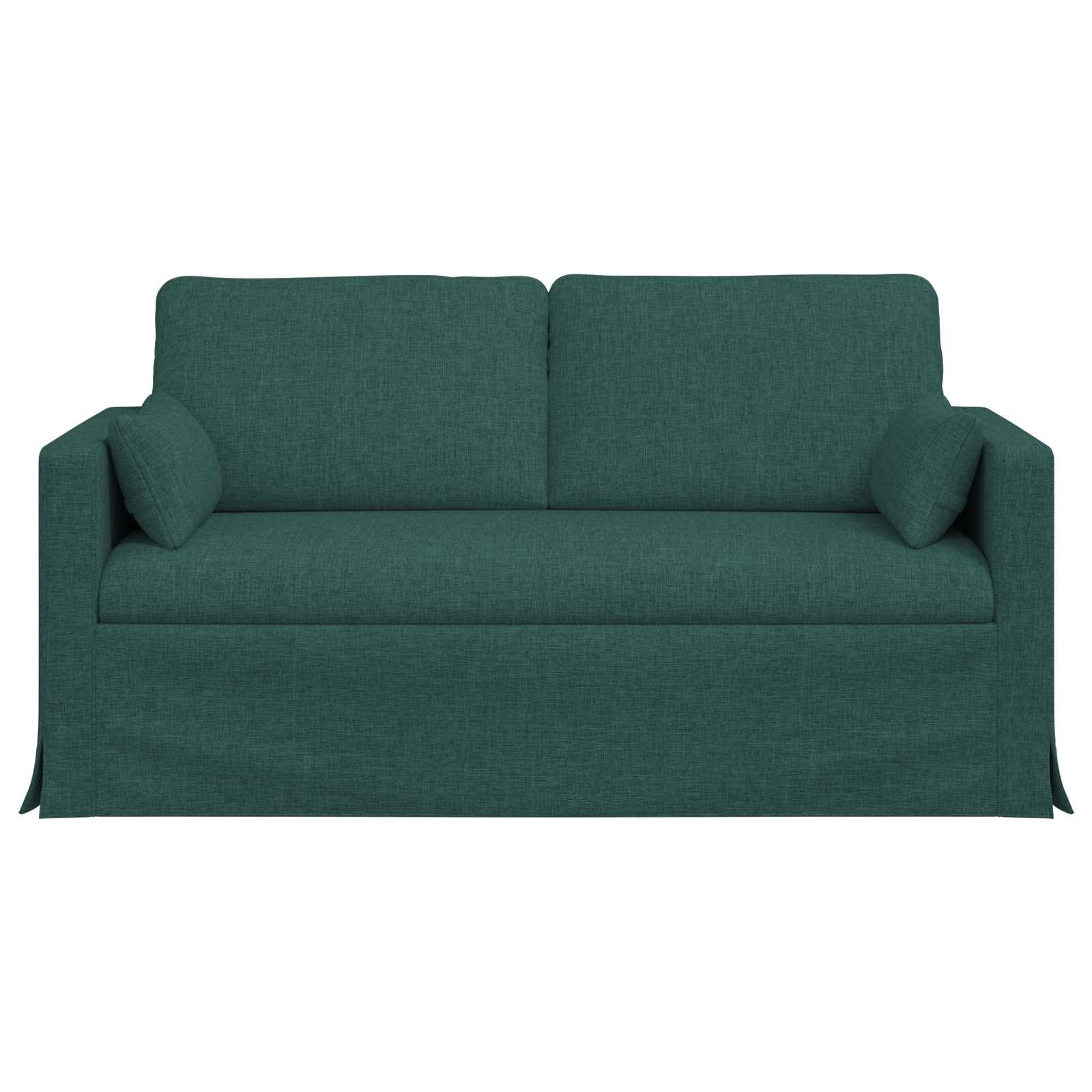 vidaXL Sofa Ciemna zieleń 158 x 78 x 80 cm tkanina