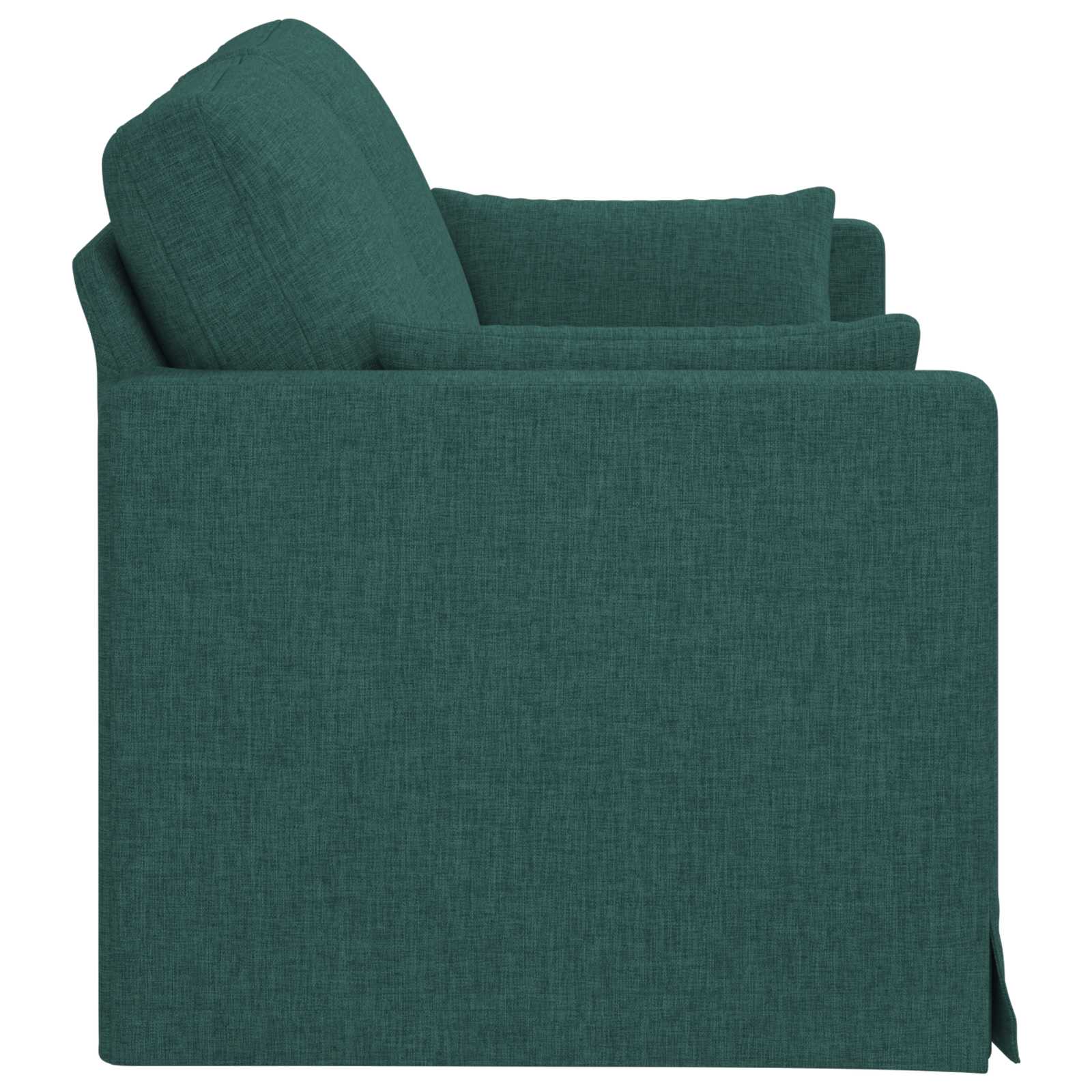 vidaXL Sofa Ciemna zieleń 158 x 78 x 80 cm tkanina