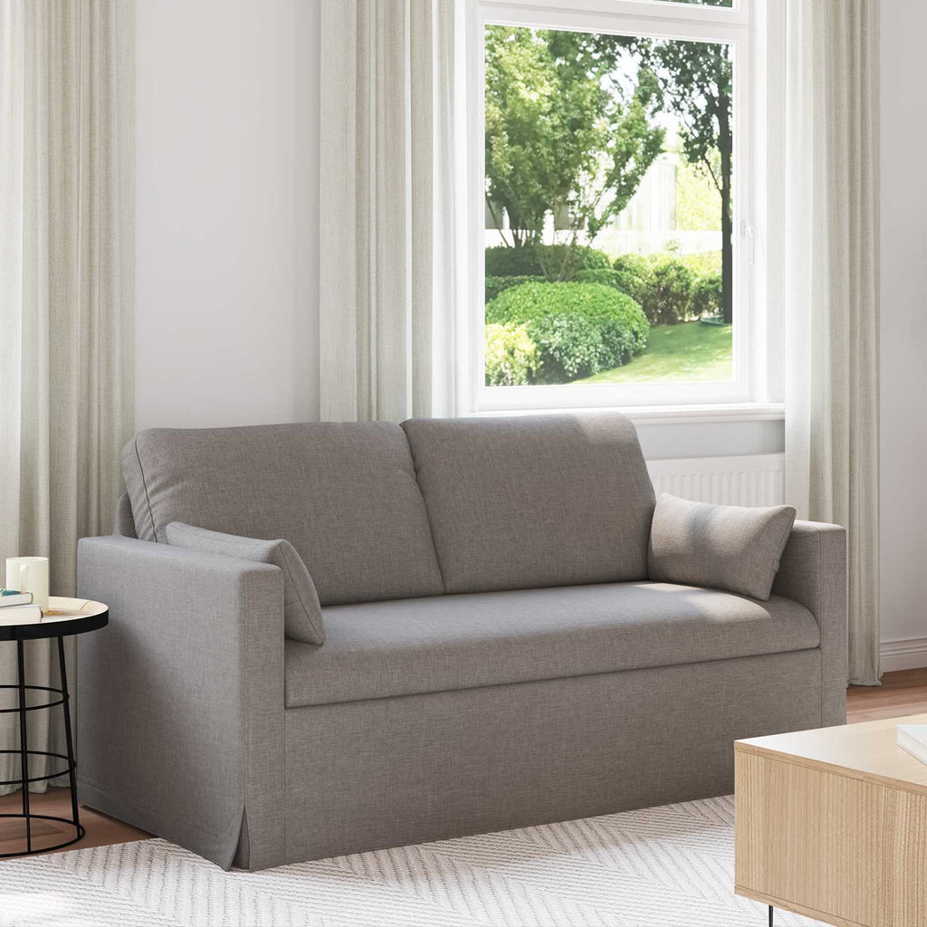 vidaXL Sofa Ciemnoszary 158 x 78 x 80 cm tkanina