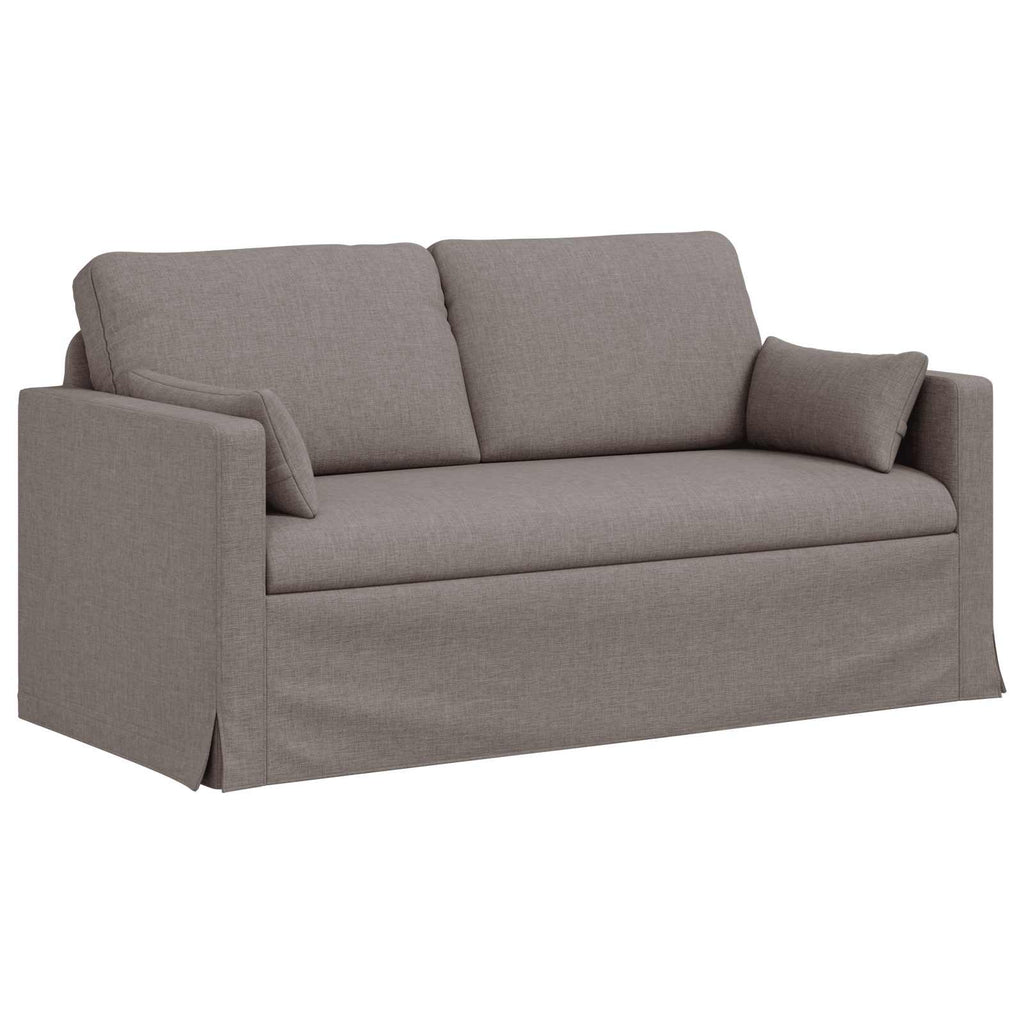 vidaXL Sofa Ciemnoszary 158 x 78 x 80 cm tkanina