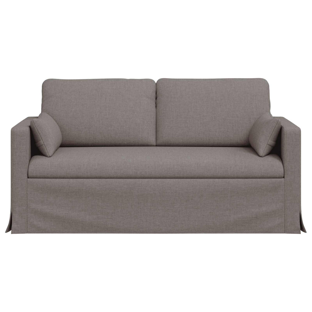vidaXL Sofa Ciemnoszary 158 x 78 x 80 cm tkanina