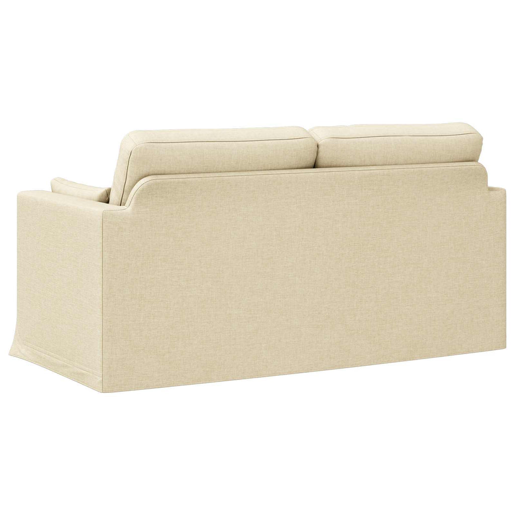 vidaXL Sofa Kremowy 158 x 78 x 80 cm tkanina