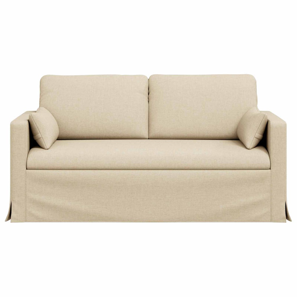 vidaXL Sofa Kremowy 158 x 78 x 80 cm tkanina