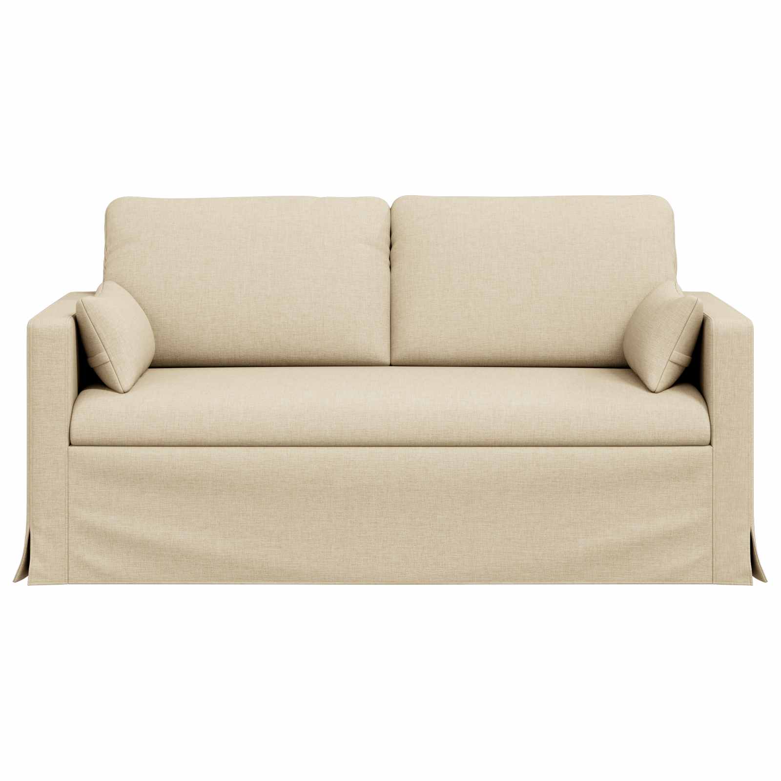 vidaXL Sofa Kremowy 158 x 78 x 80 cm tkanina