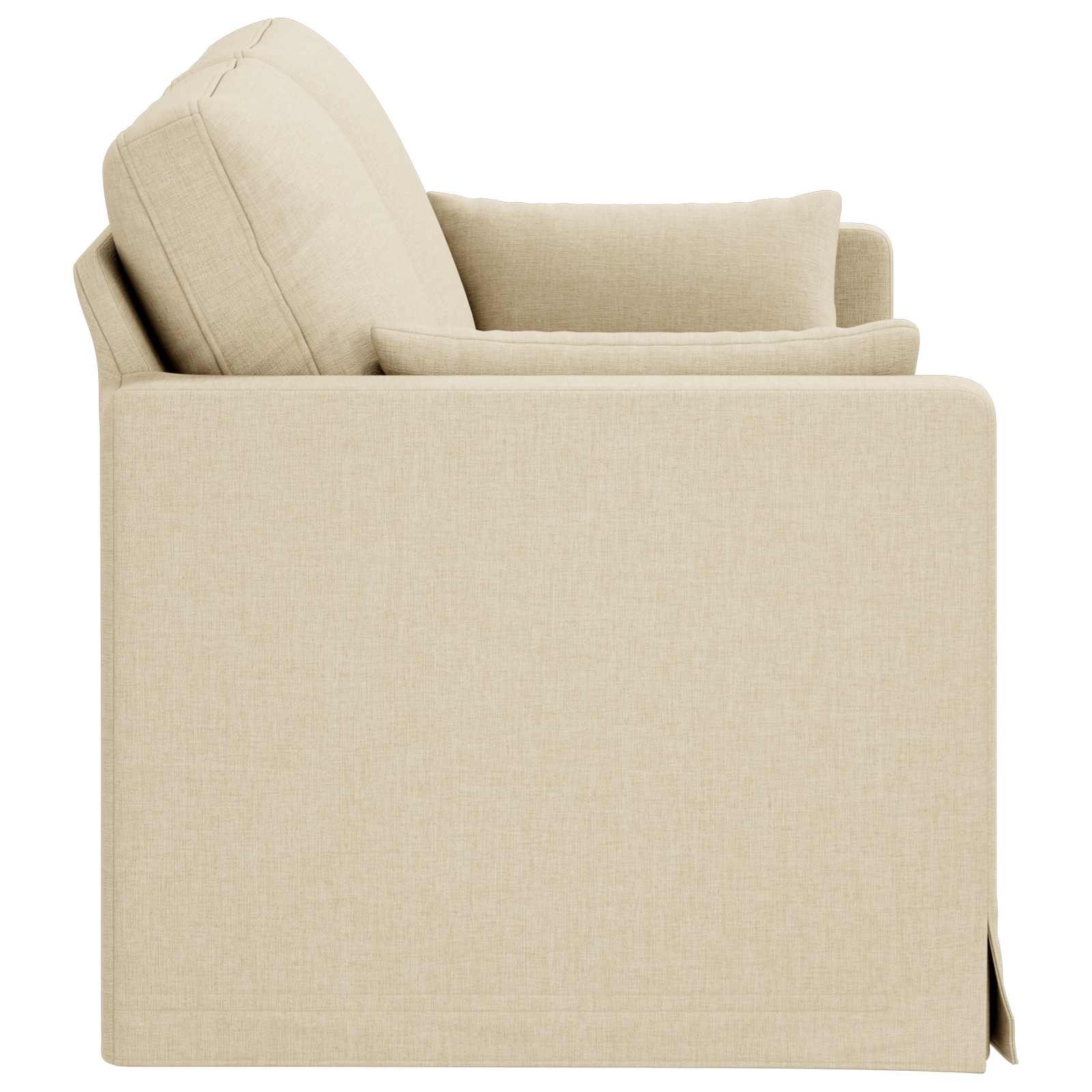 vidaXL Sofa Kremowy 158 x 78 x 80 cm tkanina
