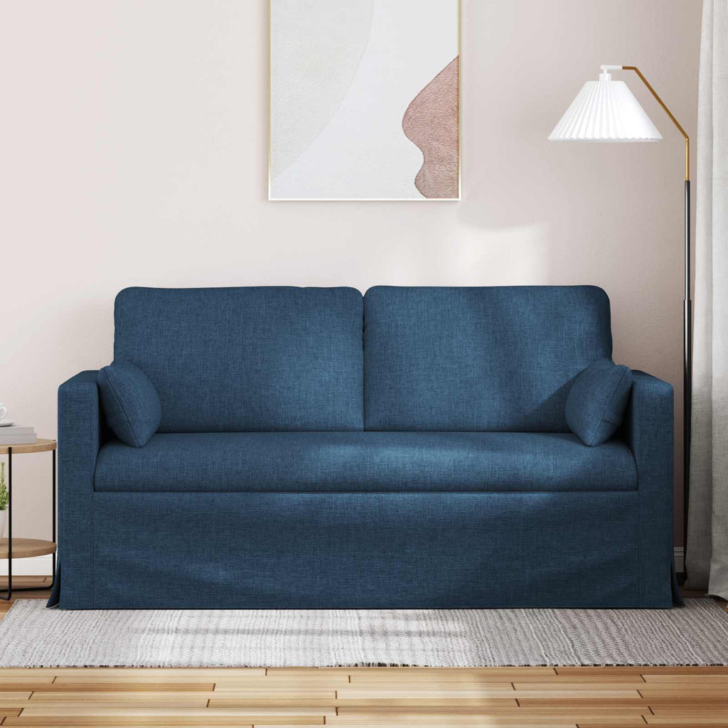 vidaXL Sofa Niebieski 158 x 78 x 80 cm tkanina