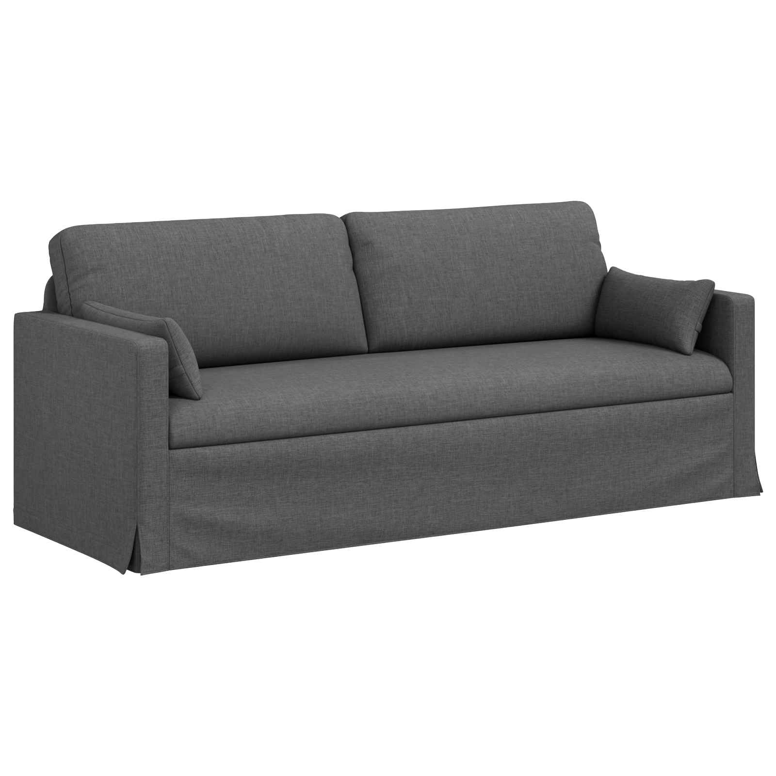 vidaXL Sofa Ciemnoszary 198 x 78 x 80 cm tkanina