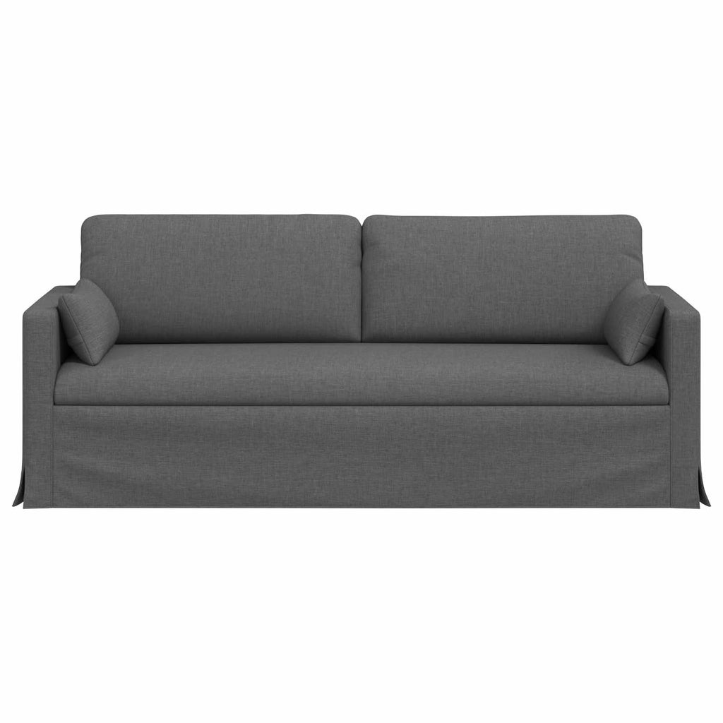 vidaXL Sofa Ciemnoszary 198 x 78 x 80 cm tkanina