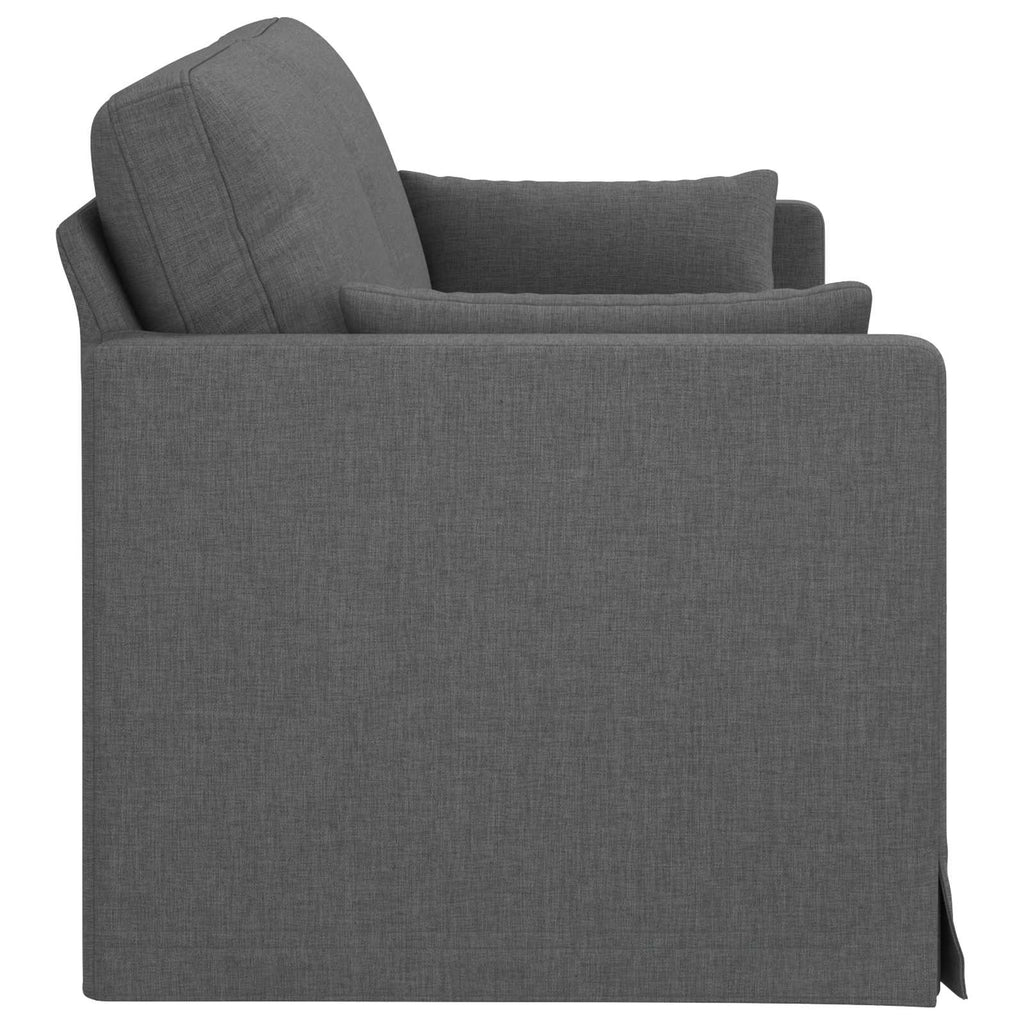 vidaXL Sofa Ciemnoszary 198 x 78 x 80 cm tkanina