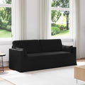 vidaXL Sofa Czarny 198 x 78 x 80 cm tkanina