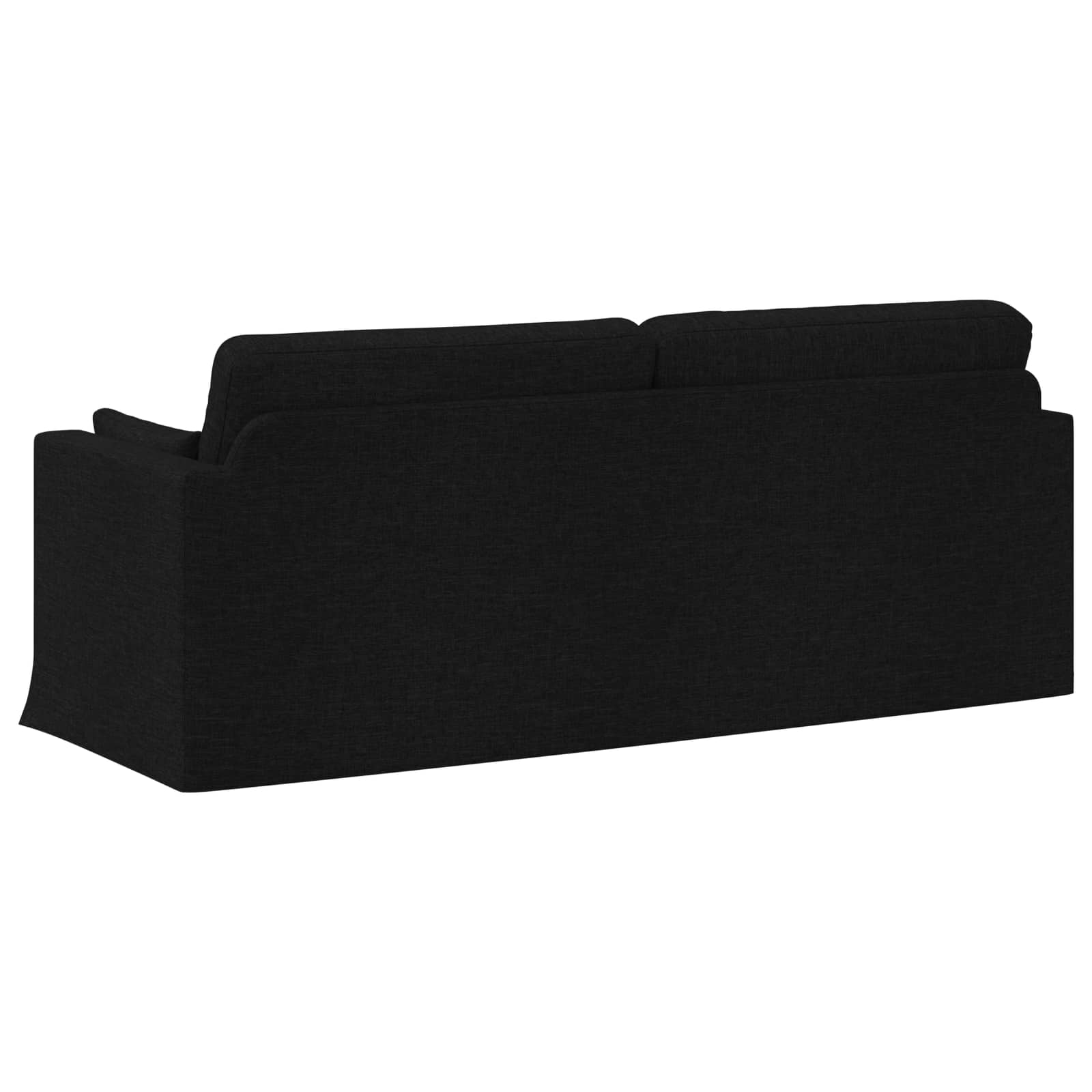 vidaXL Sofa Czarny 198 x 78 x 80 cm tkanina