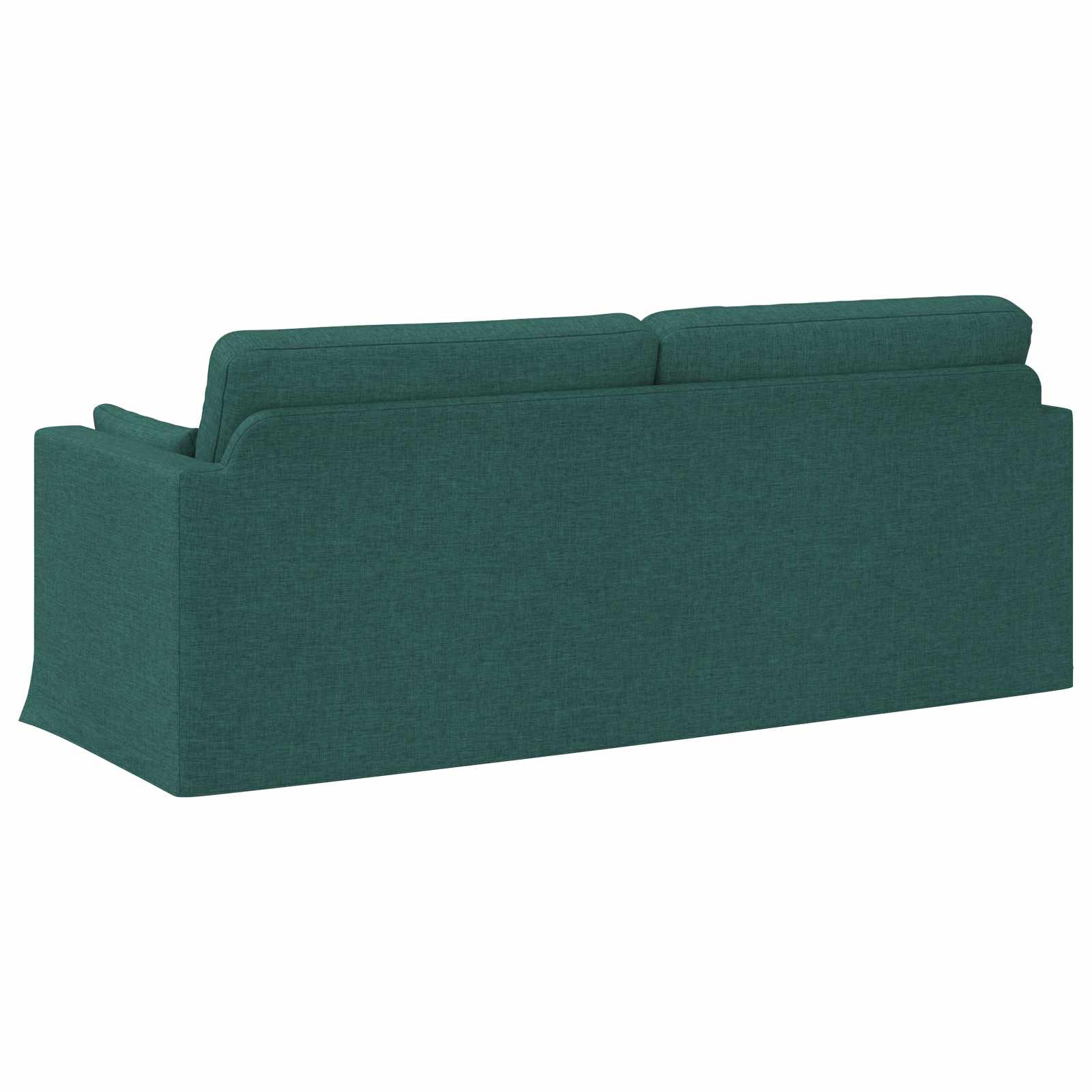 vidaXL Sofa Ciemna zieleń 198 x 78 x 80 cm tkanina