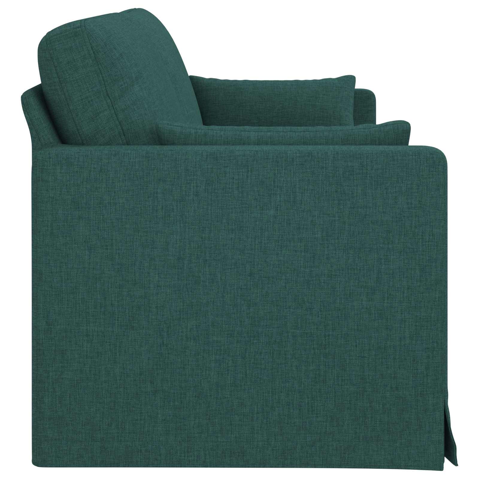 vidaXL Sofa Ciemna zieleń 198 x 78 x 80 cm tkanina