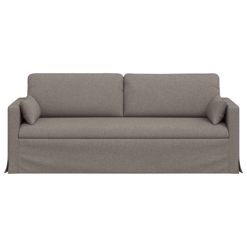 vidaXL Sofa Ciemnoszary 198 x 78 x 80 cm tkanina
