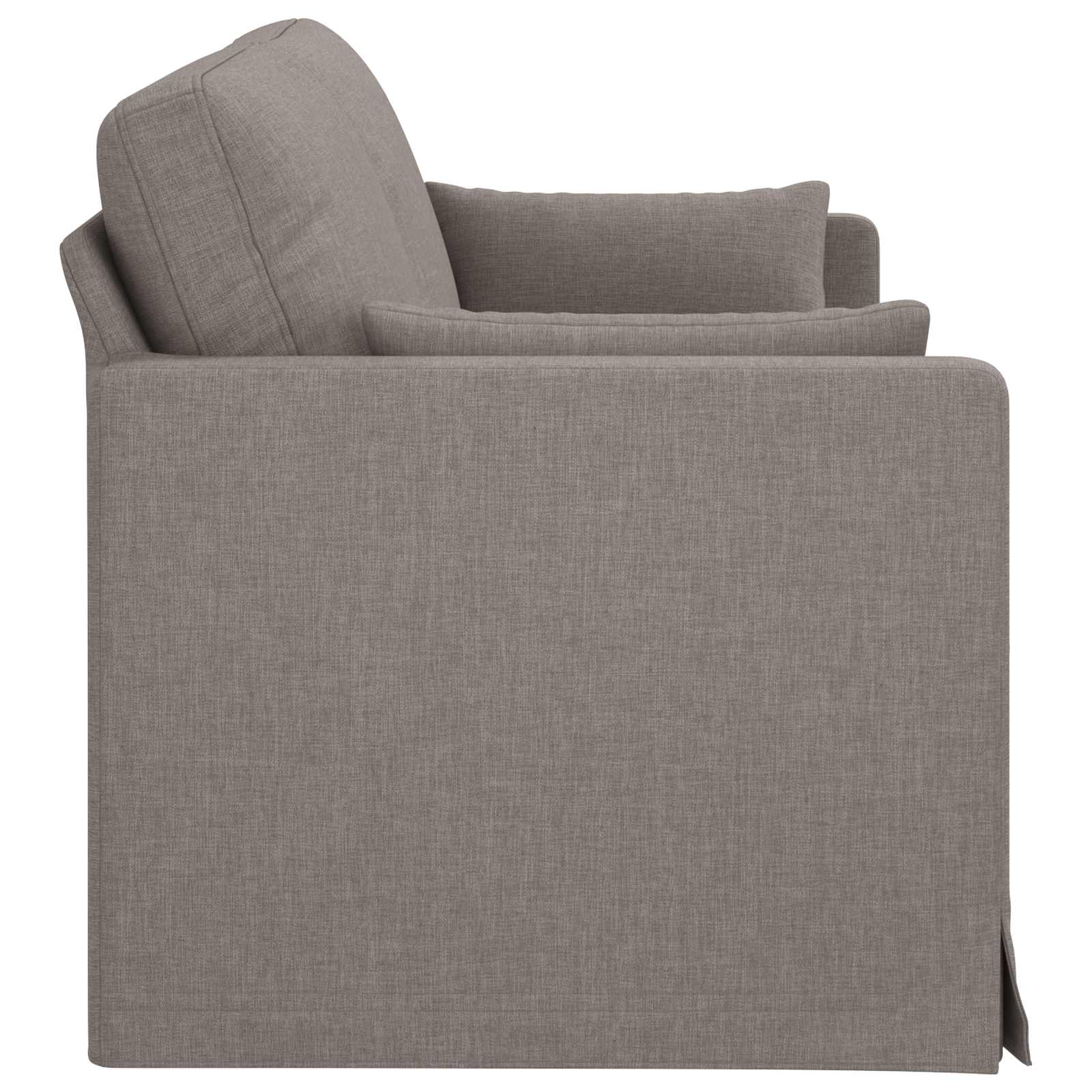 vidaXL Sofa Ciemnoszary 198 x 78 x 80 cm tkanina