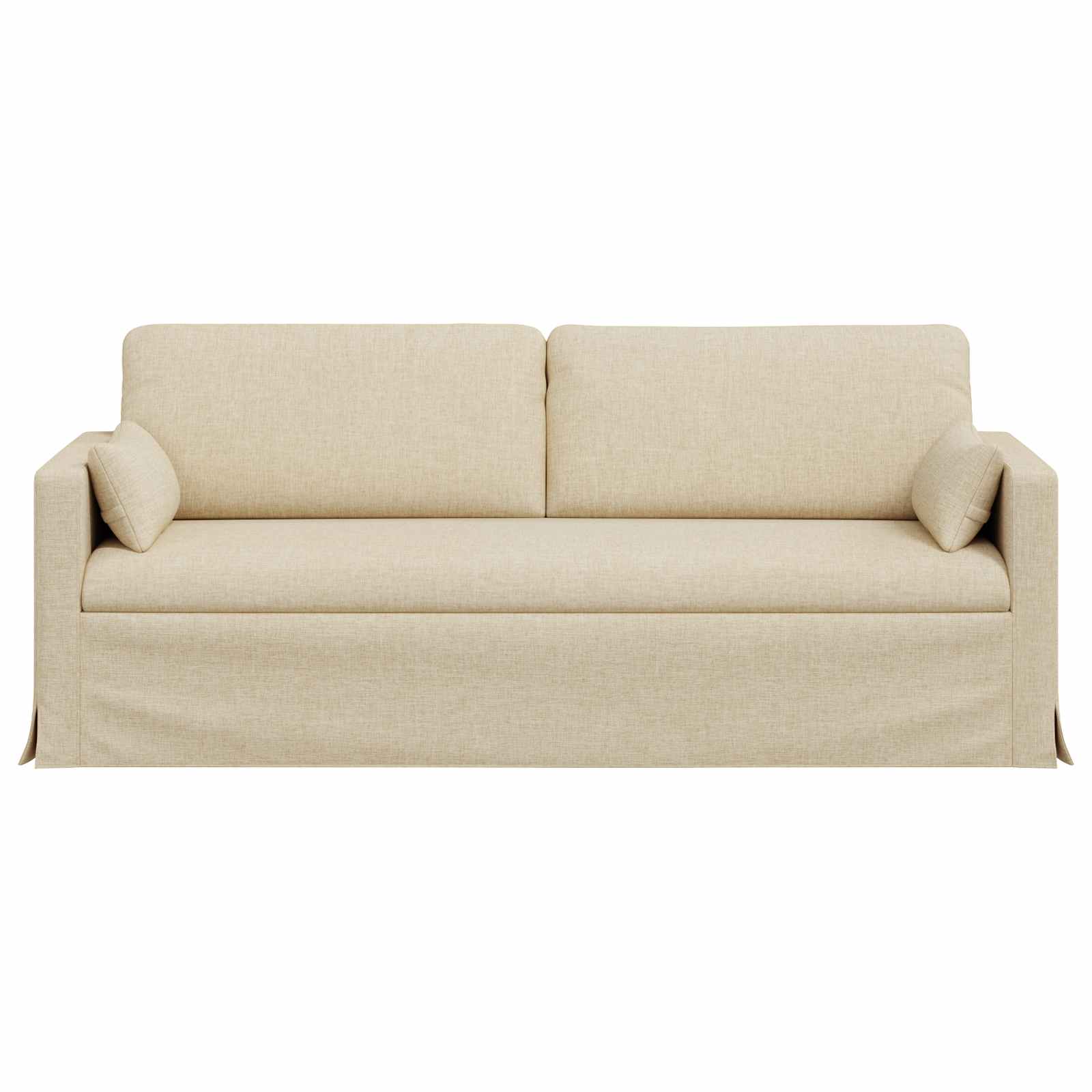 vidaXL Sofa Kremowy 198 x 78 x 80 cm tkanina