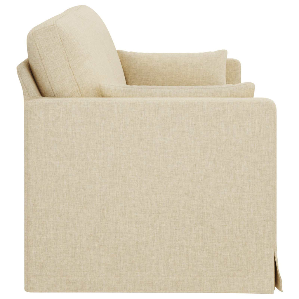 vidaXL Sofa Kremowy 198 x 78 x 80 cm tkanina
