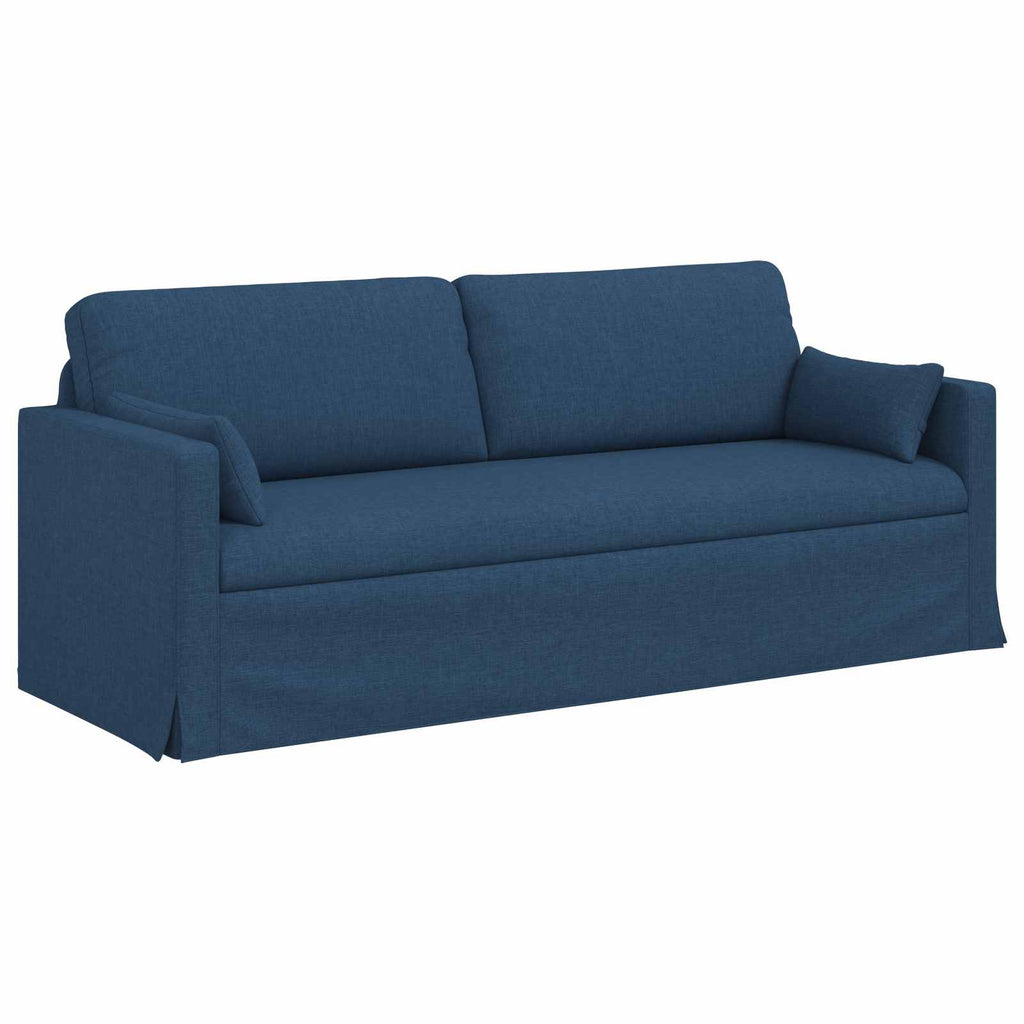 vidaXL Sofa Niebieski 198 x 78 x 80 cm tkanina