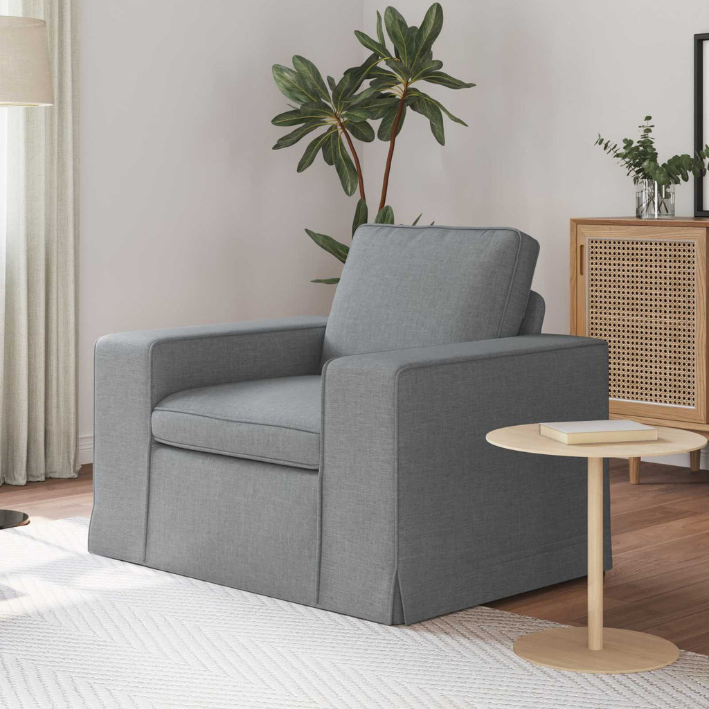 vidaXL Sofa Jasnoszary 103 x 80 x 82 cm tkanina
