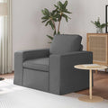 vidaXL Sofa Ciemnoszary 103 x 80 x 82 cm tkanina