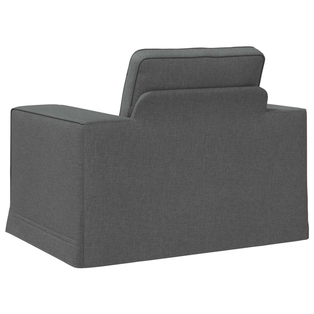 vidaXL Sofa Ciemnoszary 103 x 80 x 82 cm tkanina