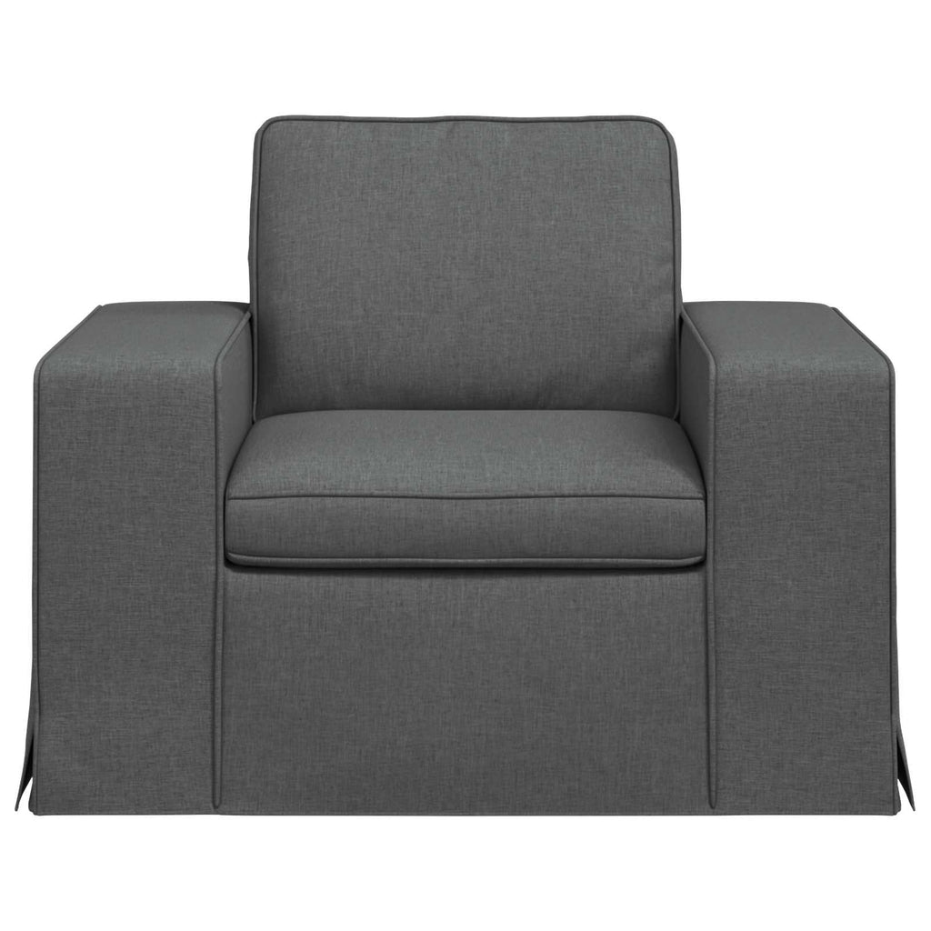 vidaXL Sofa Ciemnoszary 103 x 80 x 82 cm tkanina