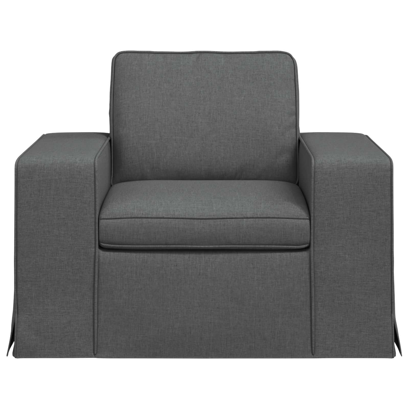 vidaXL Sofa Ciemnoszary 103 x 80 x 82 cm tkanina