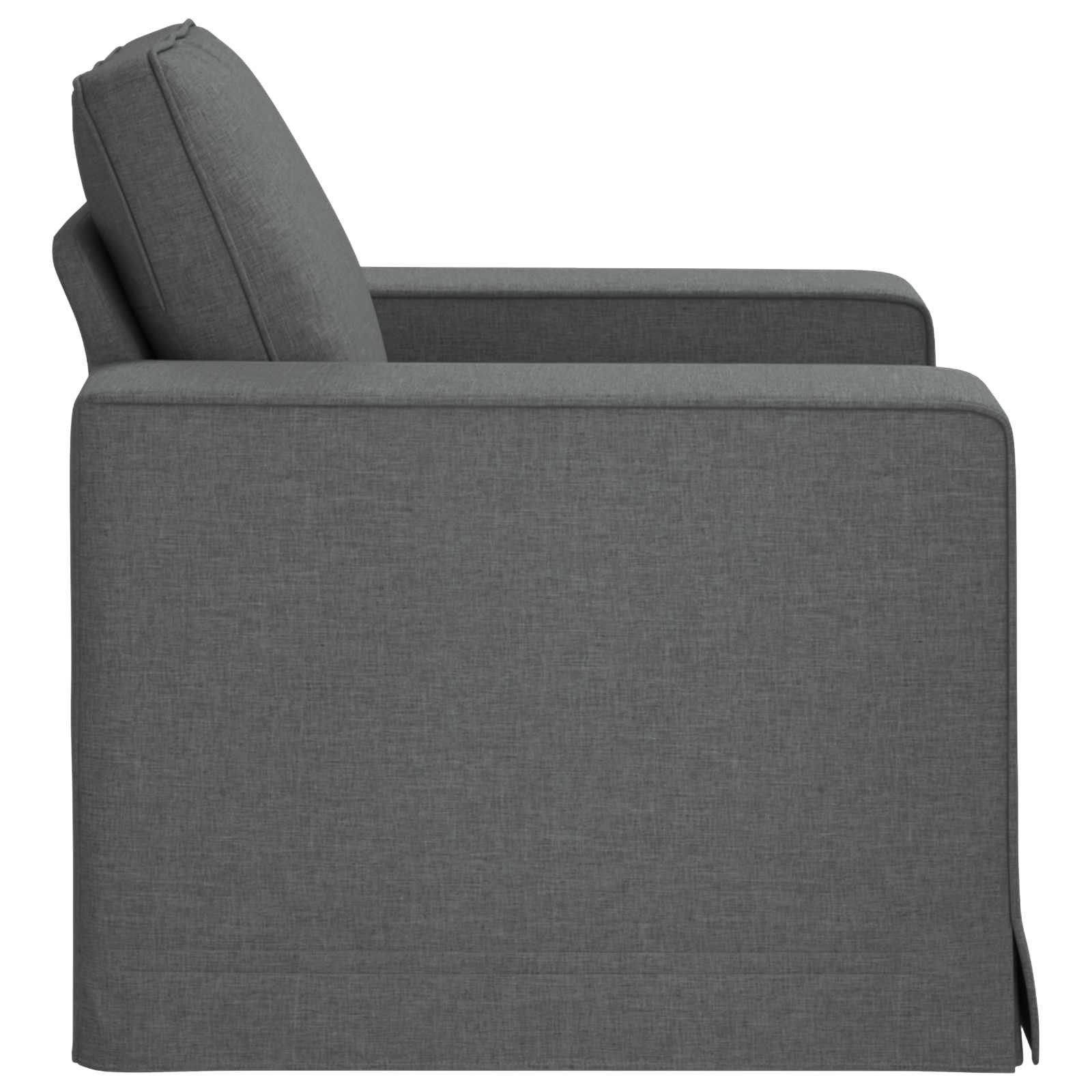 vidaXL Sofa Ciemnoszary 103 x 80 x 82 cm tkanina