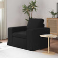 vidaXL Sofa Czarny 103 x 80 x 82 cm tkanina