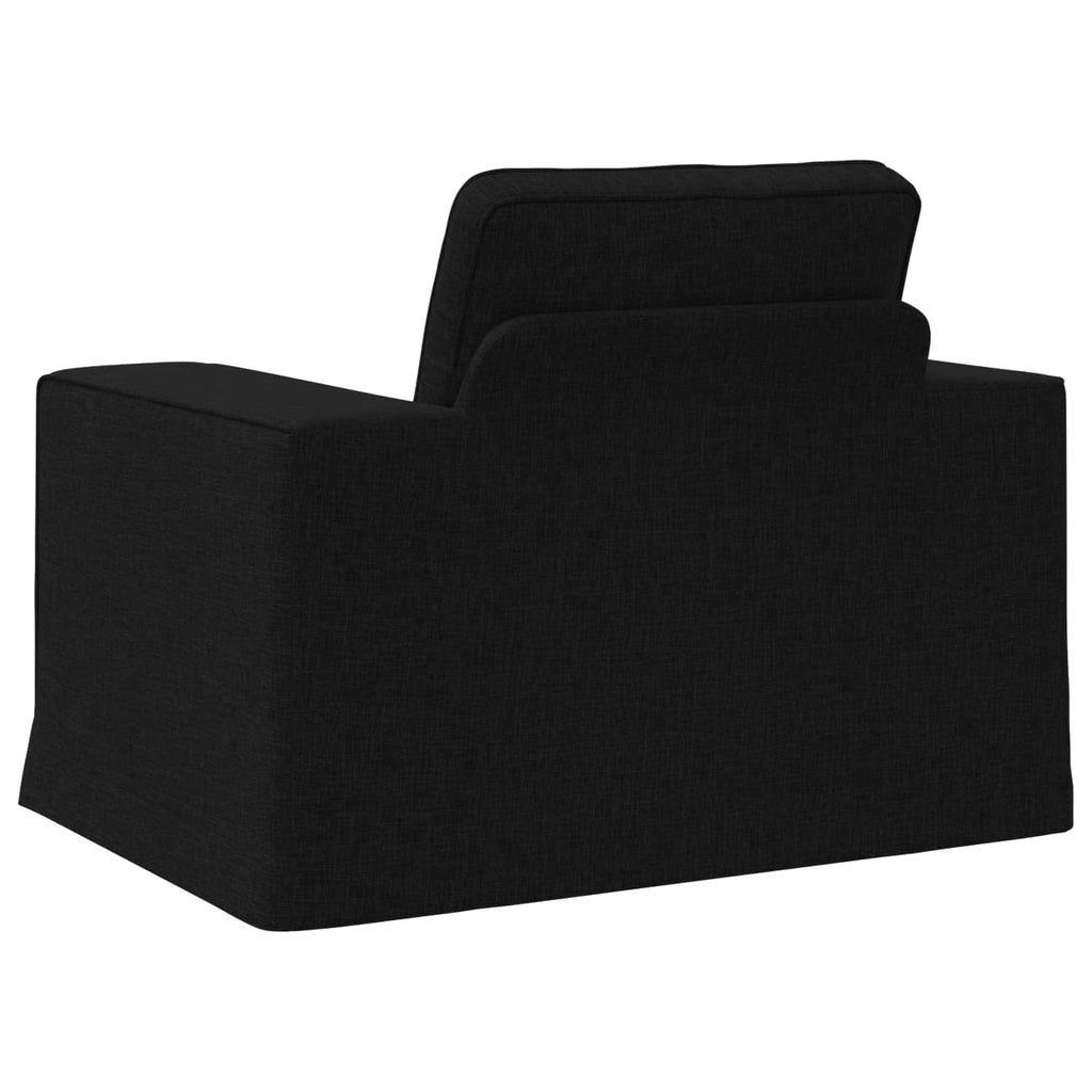 vidaXL Sofa Czarny 103 x 80 x 82 cm tkanina