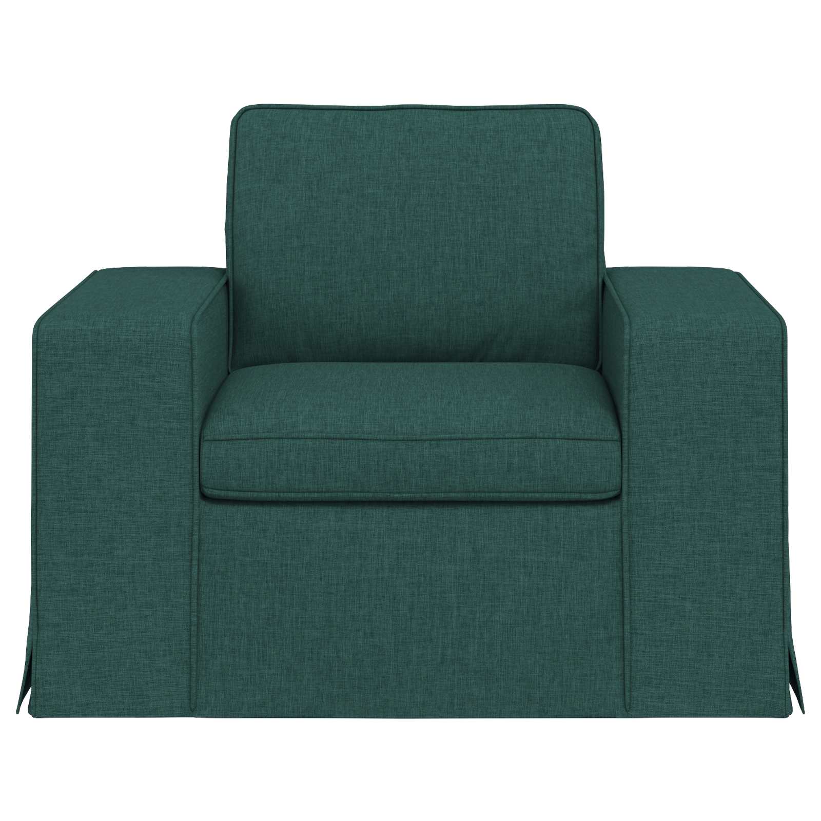vidaXL Sofa Ciemna zieleń 103 x 80 x 82 cm tkanina