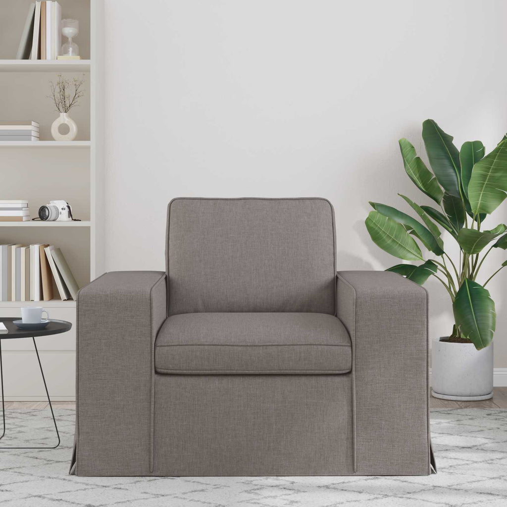 vidaXL Sofa Ciemnoszary 103 x 80 x 82 cm tkanina