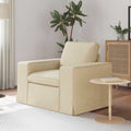 vidaXL Sofa Kremowy 103 x 80 x 82 cm tkanina