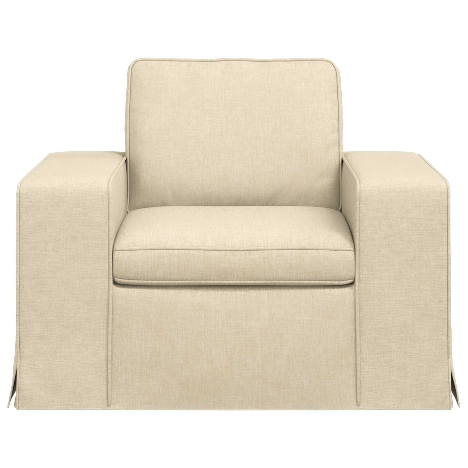 vidaXL Sofa Kremowy 103 x 80 x 82 cm tkanina