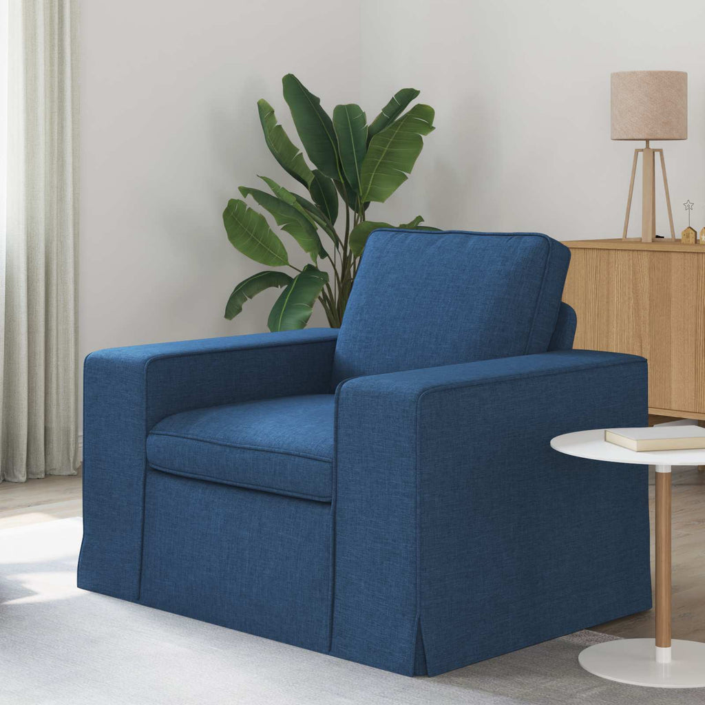 vidaXL Sofa Niebieski 103 x 80 x 82 cm tkanina