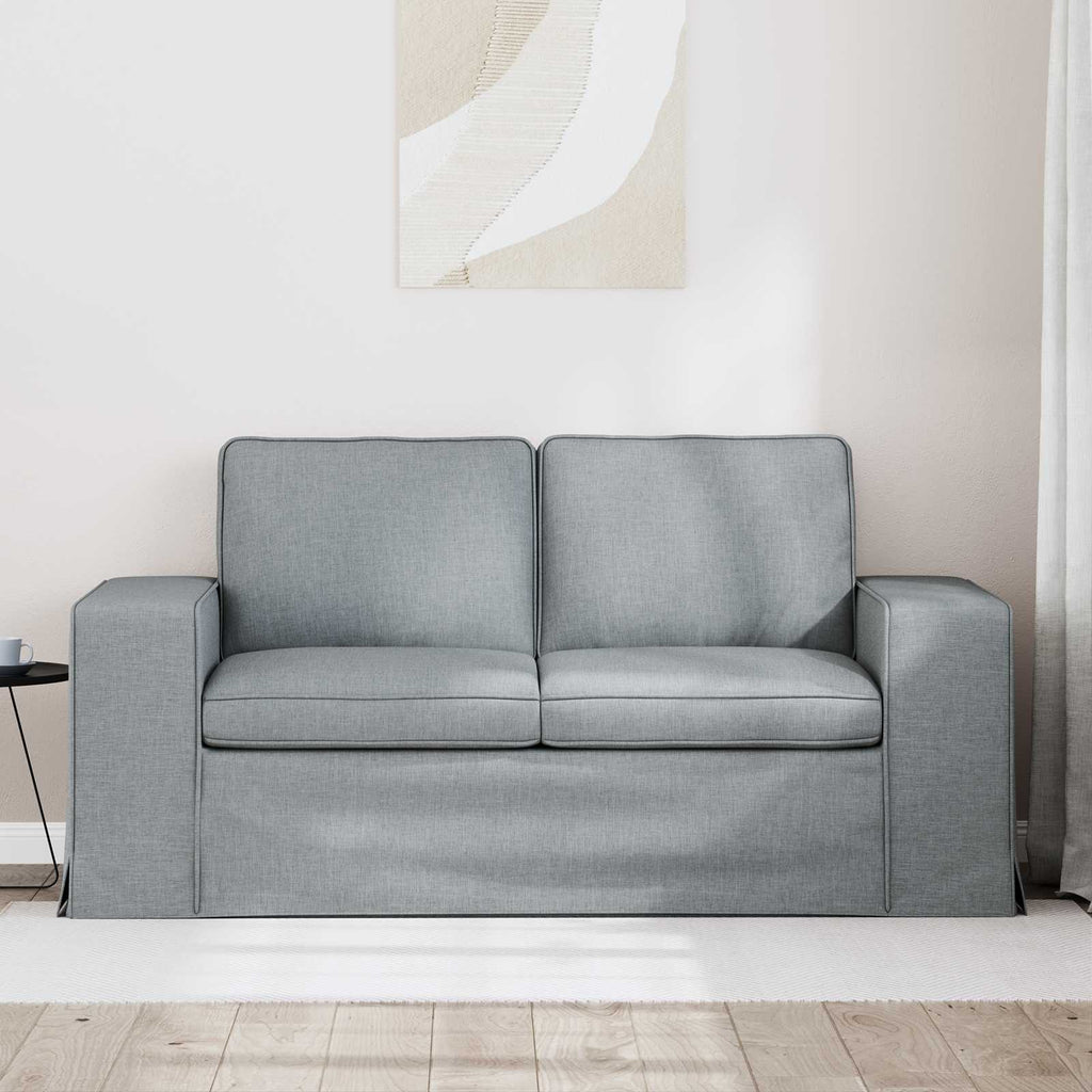 vidaXL Sofa Jasnoszary 162 x 80 x 82 cm tkanina