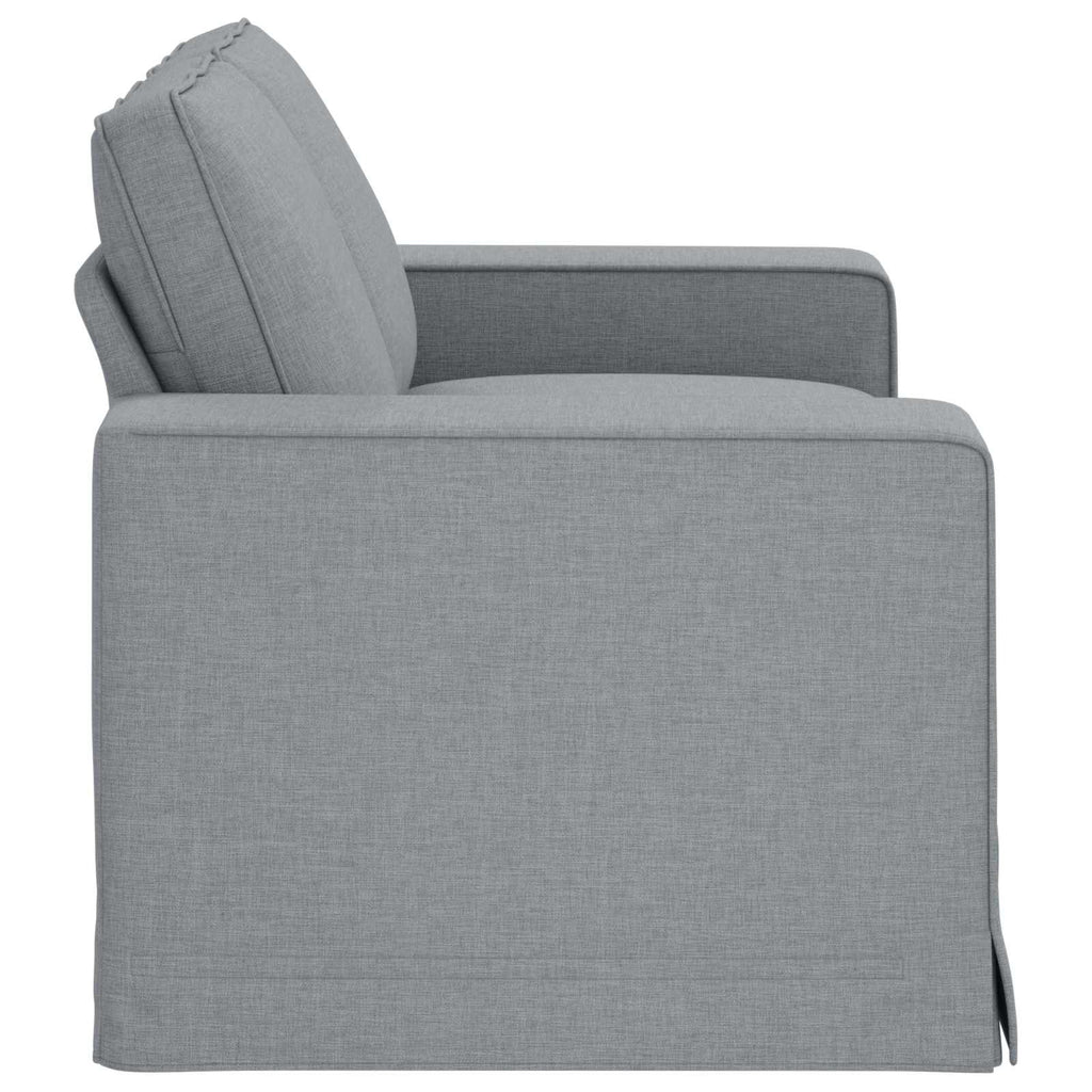 vidaXL Sofa Jasnoszary 162 x 80 x 82 cm tkanina