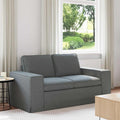vidaXL Sofa Ciemnoszary 162 x 80 x 82 cm tkanina