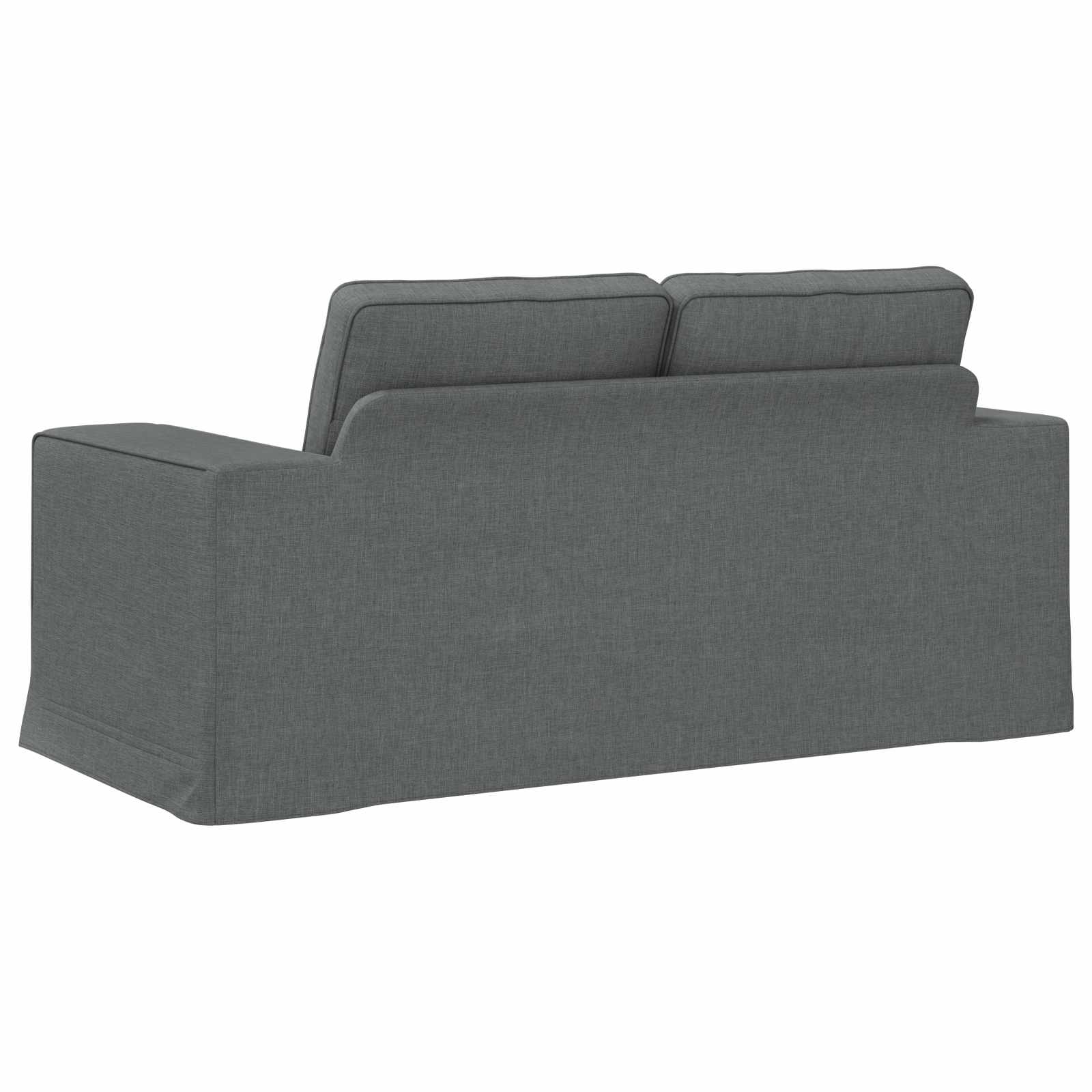 vidaXL Sofa Ciemnoszary 162 x 80 x 82 cm tkanina