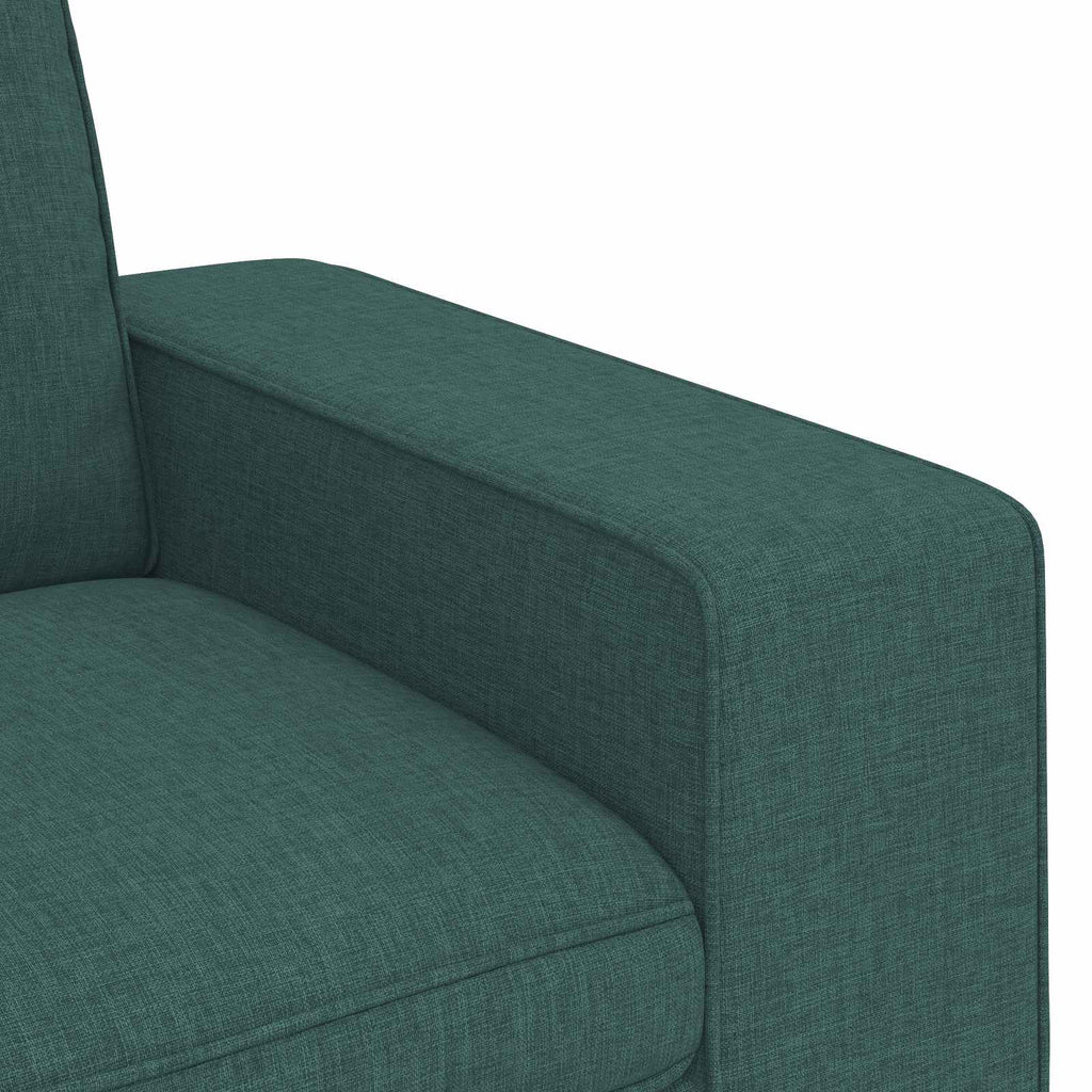 vidaXL Sofa Ciemna zieleń 162 x 80 x 82 cm tkanina