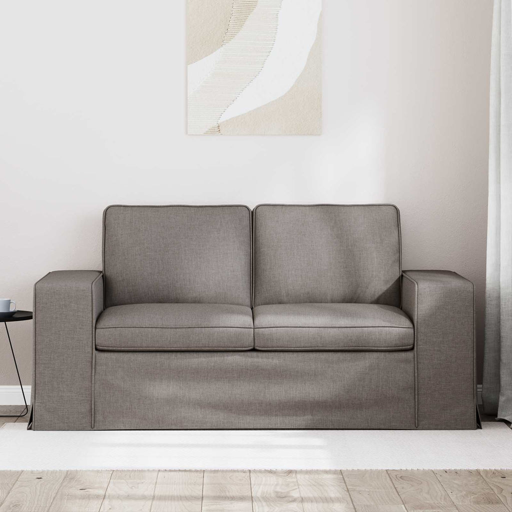 vidaXL Sofa Ciemnoszary 162 x 80 x 82 cm tkanina
