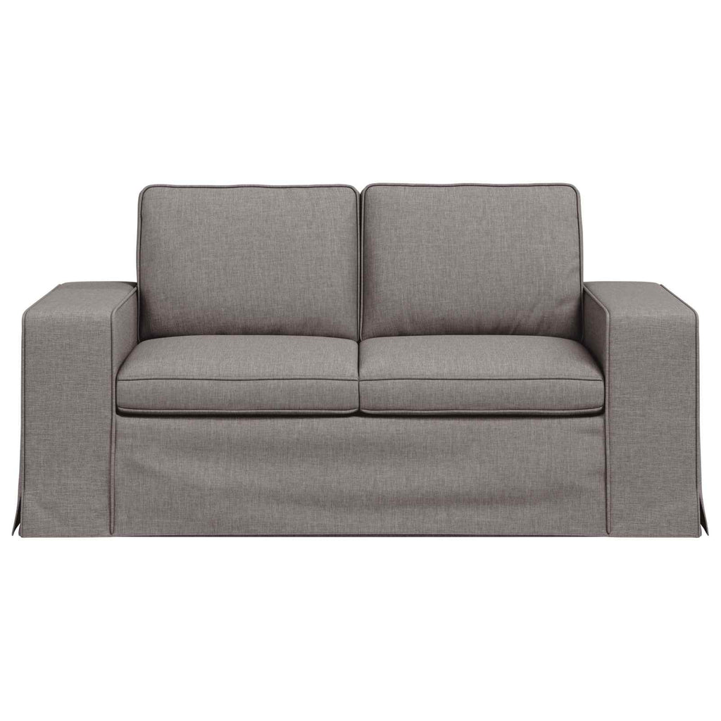 vidaXL Sofa Ciemnoszary 162 x 80 x 82 cm tkanina