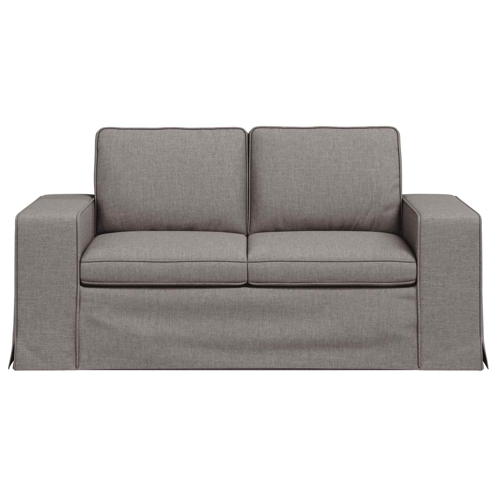 vidaXL Sofa Ciemnoszary 162 x 80 x 82 cm tkanina