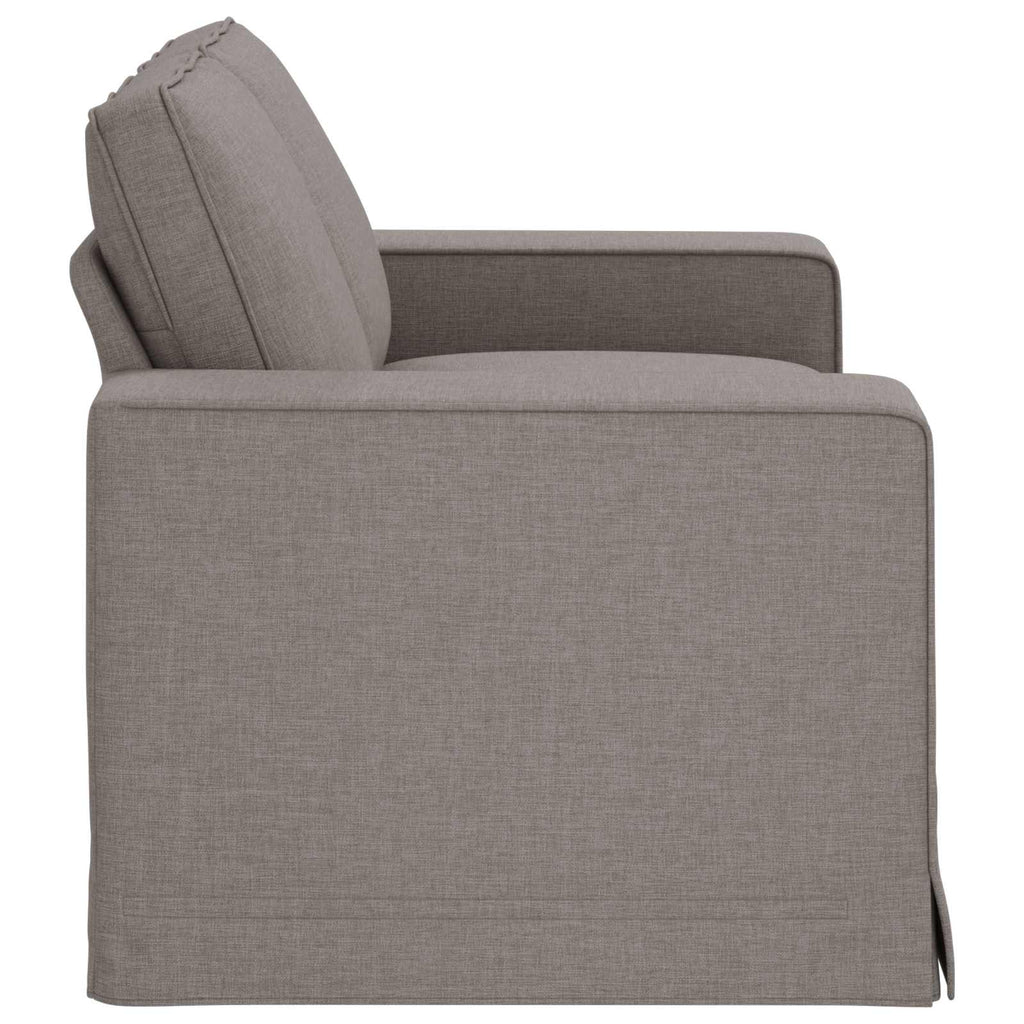 vidaXL Sofa Ciemnoszary 162 x 80 x 82 cm tkanina